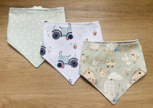 Bandana Bibs Set